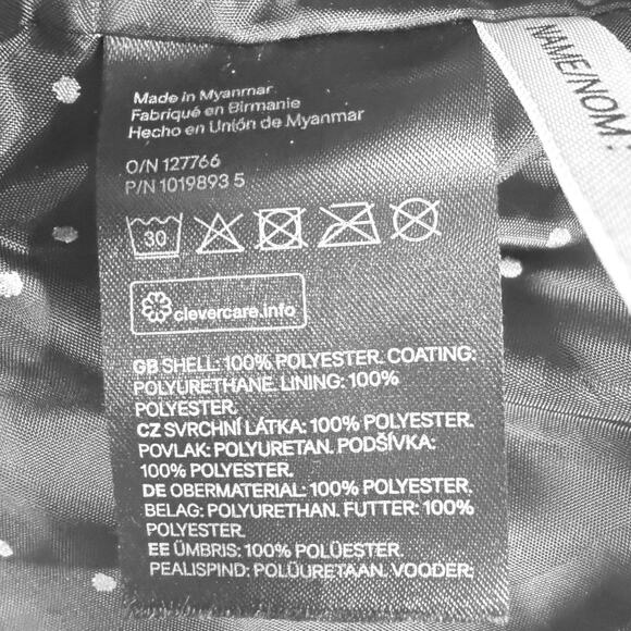 H&M Kids Girls Size 7 Black Faux Leather Moto Biker Jacket MINT - Picture 5 of 6